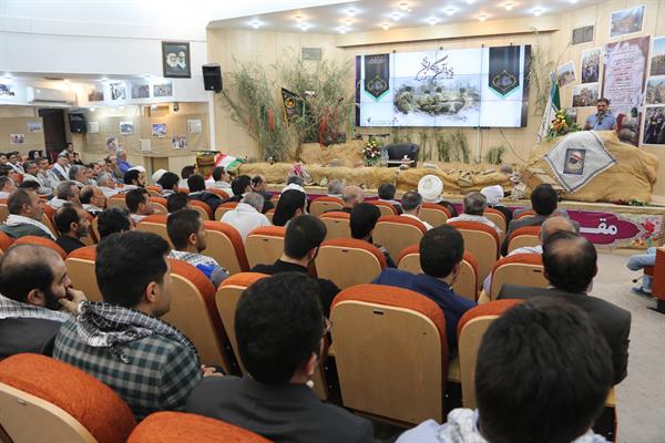 برگزاری مراسم گرامیداشت هفته دفاع مقدس با حضور مسئولان پتروشیمی و منطقه ای بندرماهشهر در پتروشیمی امیرکبیر