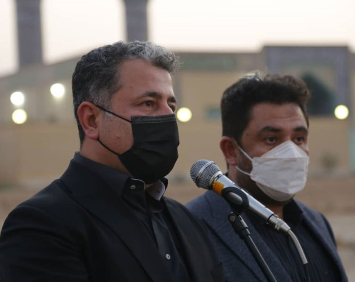 کلنگ زنی دبیرستان ۱۲ کلاسه دخترانه در فاز ۷ بندر ماهشهر