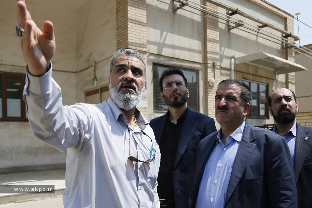 بازدید دکتر لله گانی مدیرعامل بانک رفاه کارگران و دکتر سعید صادقی از پتروشیمی امیرکبیر