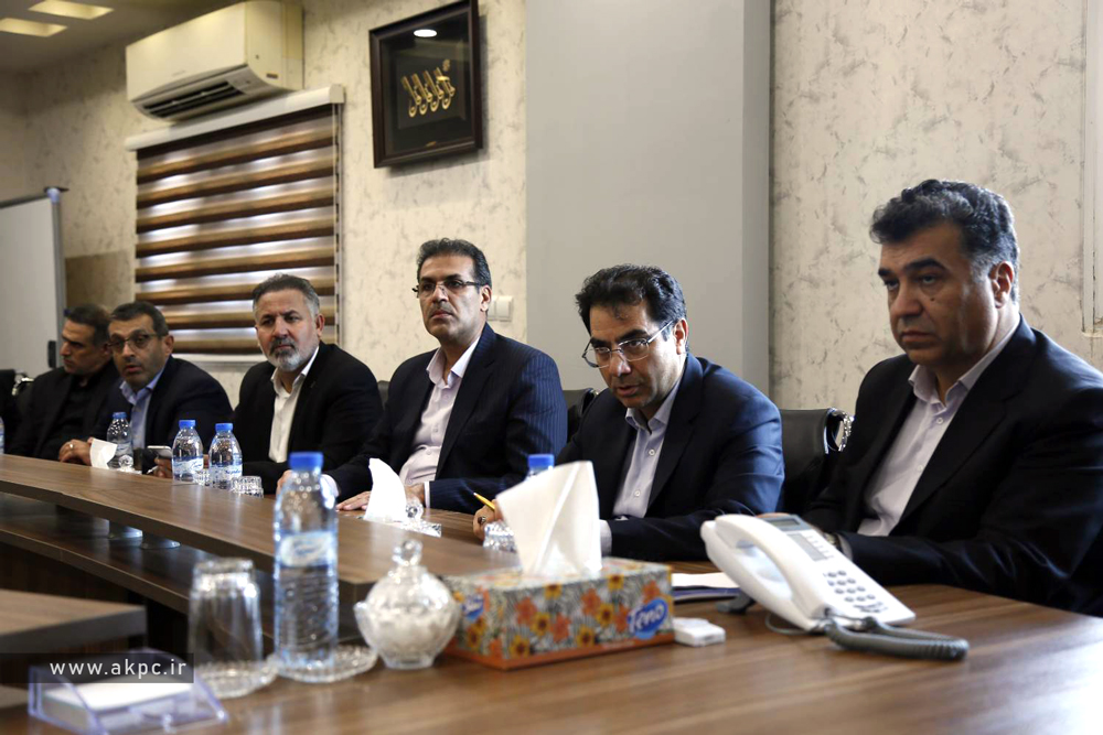 بازدید دکتر لله گانی مدیرعامل بانک رفاه کارگران و دکتر سعید صادقی از پتروشیمی امیرکبیر