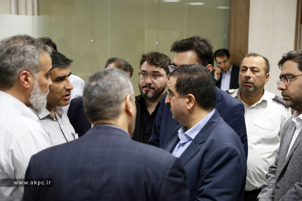 بازدید دکتر لله گانی مدیرعامل بانک رفاه کارگران و دکتر سعید صادقی از پتروشیمی امیرکبیر