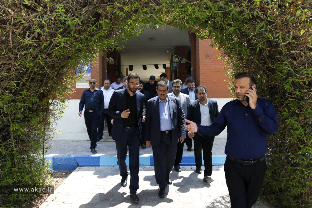 بازدید دکتر لله گانی مدیرعامل بانک رفاه کارگران و دکتر سعید صادقی از پتروشیمی امیرکبیر