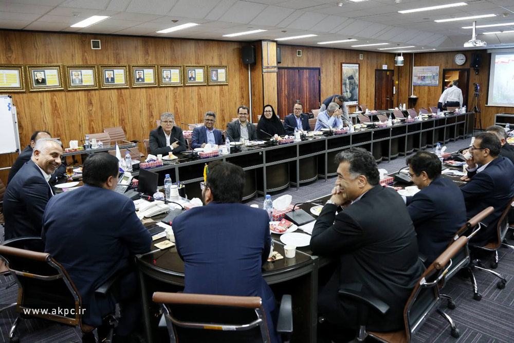 بازدید دکتر لله گانی مدیرعامل بانک رفاه کارگران و دکتر سعید صادقی از پتروشیمی بندر امام