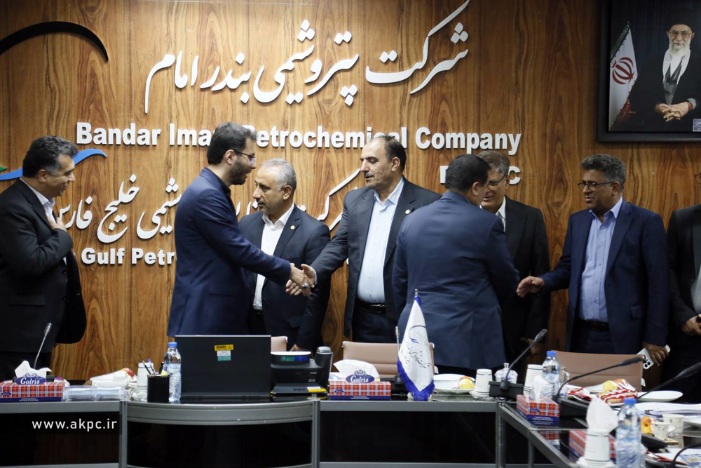 بازدید دکتر لله گانی مدیرعامل بانک رفاه کارگران و دکتر سعید صادقی از پتروشیمی بندر امام