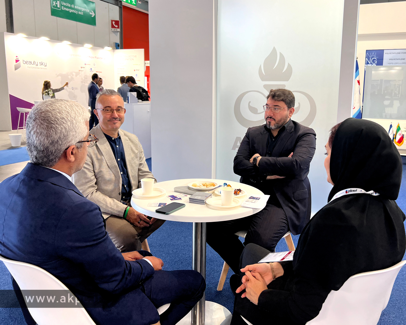 روز دوم نمایشگاه plasti در شهر میلان ایتالیا