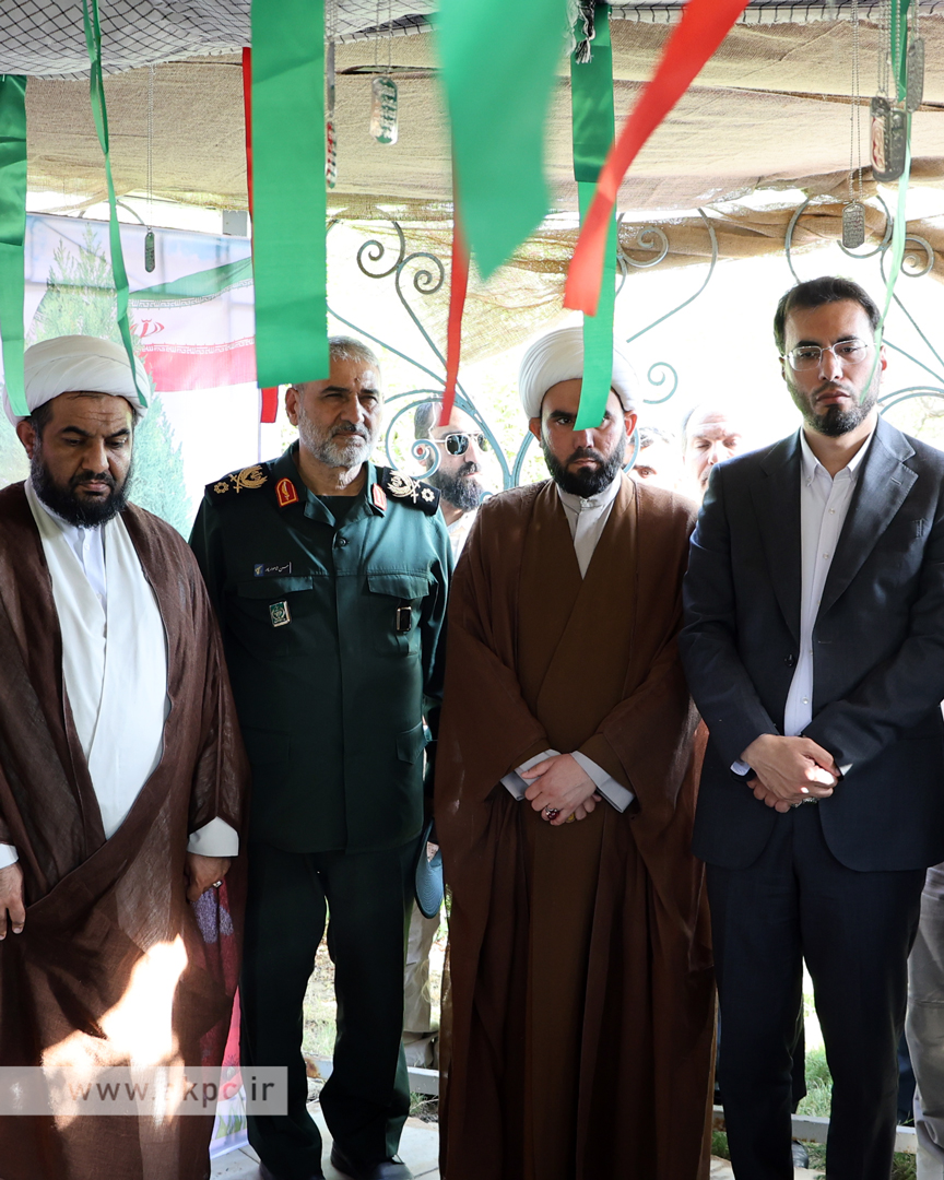 کلنگ زنی یادمان شهید گمنام پتروشیمی امیرکبیر