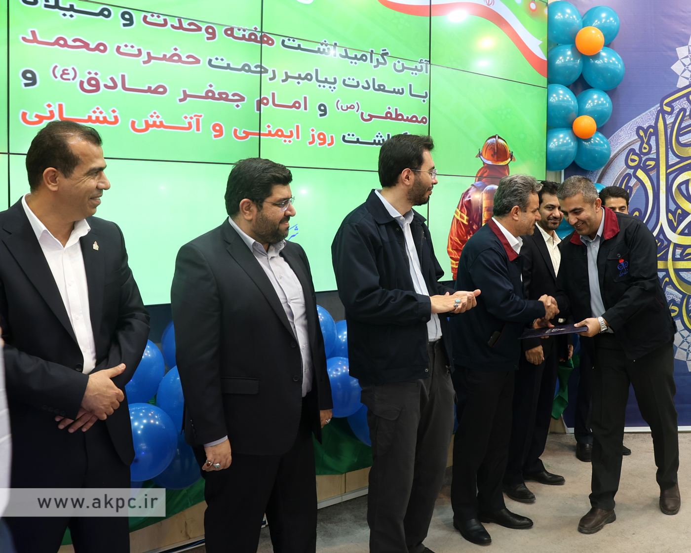 جشن هفته وحدت و روز آتش نشان