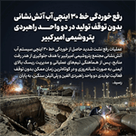 رفع خوردگی خط ۳۰ اینچی آب آتش‌نشانی بدون توقف تولید در دو واحد راهبردی پتروشیمی امیرکبیر